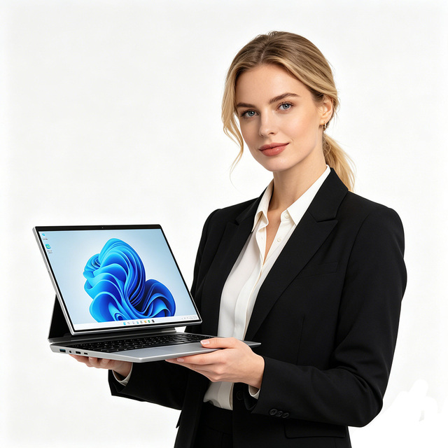 2026 New Cheap 14 Inch Portable Intel N95 Quad Core 16G Touch Screen Fingerprint Unlock Ultrabook Notebook Aluminum Yoga Laptops