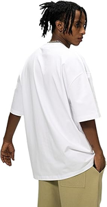 Camiseta de Hombre 2025, Peso Pesado, 425 g/m², Hombros Caídos, Lisa, 100% Algodón, Tinte Uniforme, Estilo Urbano, Talla Grande, Personalizable - Product Image 2