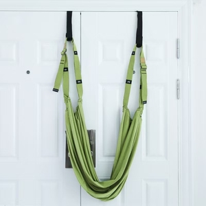 Correa de estiramiento de piernas OEM con anclaje para puerta, entrenador de flexibilidad para estiramiento de espalda, para danza, yoga aéreo, <span class=keywords><strong>ballet</strong></span> y ejercicio. - Product Image 1
