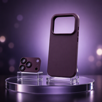 Transformez instantanément votre téléphone en l'ultime coque rouge bordeaux 18promax 18pro, compatible avec Apple 13pro 14 15pro 16promax 17promax 2026