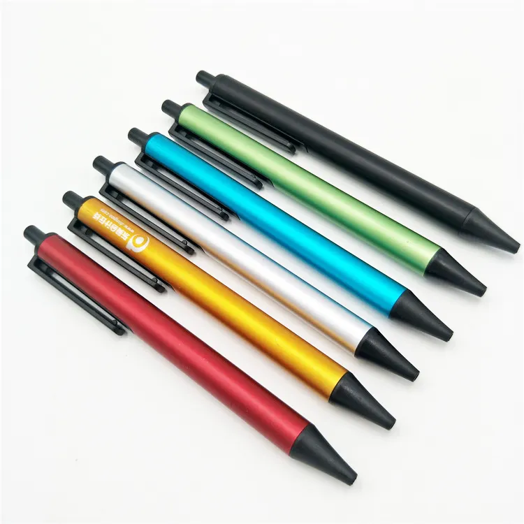 Affordable Click Action Ballpoint Pen for Custom Logo Printing and Corporate Gifting
