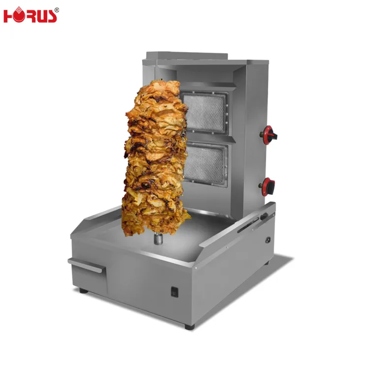 Penjualan terlaris tipe HORUS produk Shawarma mesin panggangan Shawarma untuk dijual