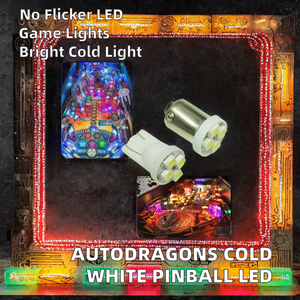 หลอดไฟ LED พินบอล SMD สีขาวเย็น BA9S T10 หลอดไฟแบบลิ่ม 6.3V 5050 SMD 1 LED สำหรับไฟเครื่องอาร์เคด - Product Image 2