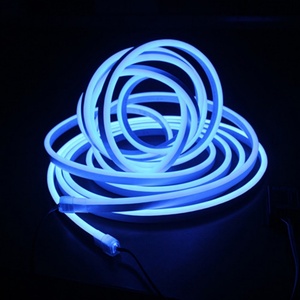 26x15mm IP68 <b>Waterproof</b> RGB <b>LED</b> Neon <b>Strip</b> <b>Light</b> CE/RoHS Certification 2-Year Warranty for Outdoor Landscape Lighting PVC Lamp - Product Image 1