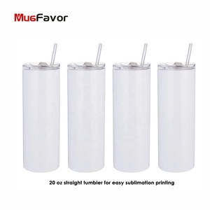 MugFavor - Vaso Térmico Sublimable <span class=keywords><strong>de</strong></span> 20 oz, Recto con Pajita, Acero Inoxidable, Vaso Delgado <span class=keywords><strong>de</strong></span> 20 oz, MSS20T-YG, Gran <span class=keywords><strong>Venta</strong></span>, Listo <span class=keywords><strong>para</strong></span> Enviar - Product Image 3