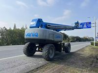 Plateforme élévatrice télescopique Genie SX-125 XC d'occasion, 40 m, plateforme de travail en hauteur, capacité élevée, avec support pour pièces de rechange