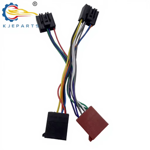 Adaptador de <span class=keywords><strong>14</strong></span> pines a 8 pines ISO, Conector para Altavoz de Auto, Arnés de Cableado, Enchufe de Radio, Cable de Alimentación para Estéreo de Auto - Product Image 1
