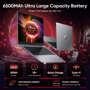Ordenadores Portátiles Delgados IPS FHD de 15.6 Pulgadas al por Mayor, Intel Core, 16 GB, 512 GB, Windows 11, Oficina, PC Portátil, Laptop Empresarial - Product Image 3