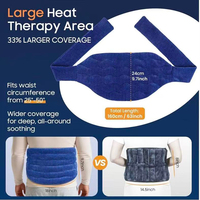 Coussin chauffant pour micro-ondes en gros, enveloppement réutilisable pour le cou et les épaules pour soulager la douleur, thérapie thermique naturelle