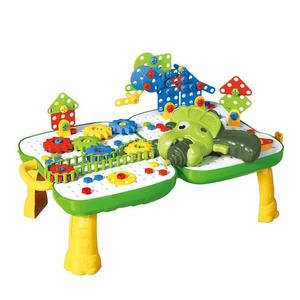 249 pièces enfants tige dinosaure perceuse électrique bricolage Construction vis construction jouet assemblage Puzzle blocs Table dinosaure boîte à outils jouets - Product Image 1