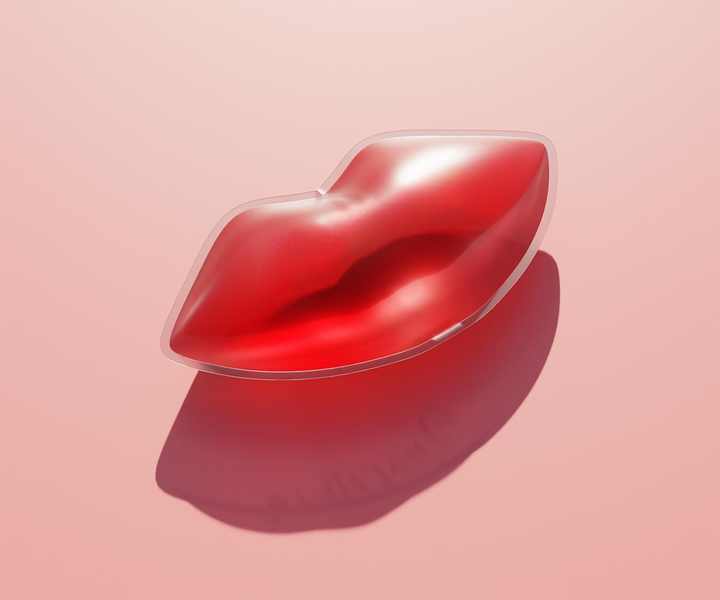 Factory Original Custom Lip Shape Gel Beads Ice Pack Low MOQ Hot & Cold