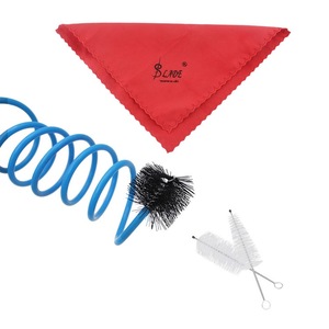 Juego de cuidado de limpieza de mantenimiento de trompeta, incluye cepillo de boquilla, cepillo de válvula, cepillo de serpiente Flexible, paño de limpieza - Product Image 5