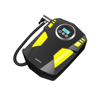Compresseur d'air numérique LED multifonctionnel pour voiture avec matériau ABS, gonfleur de pneus portable électrique automatique DC 12V
