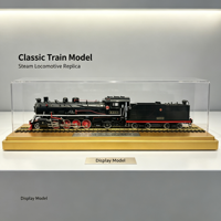 Modèle de locomotive à vapeur vintage pour exposition