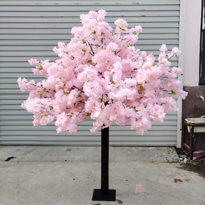 Centro de mesa artificial A100, rubor, flor de Sakura que llora, árbol, rama de flor de cerezo, árbol para decoración de centro de mesa de boda - Product Image 5