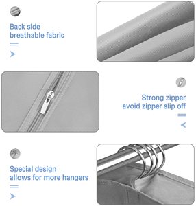 Anti-poussière 6 pcs/set Transparent Vêtements Couvre Vêtement Costume Robe Sac, Vêtements Couverture Protecteur Voyage Sac Dust Cover/ - Product Image 3