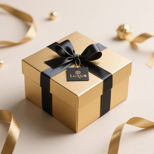 Caja de Joyería de Lujo con Forma de Libro y Logotipo Personalizado, Caja de Regalo Magnética de Cartón con Color Personalizado y Cinta de Papel para Empaque - Product Image 1