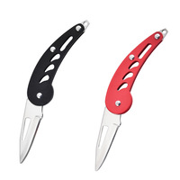 Couteau utilitaire ambidextre en acier inoxydable 4Cr13 de l'usine Shengtai, couteau à fruits pliable pour l'extérieur, cuisine, barbecue, viande, finition haute brillance