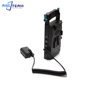 Decodificado LP-E6 tonto batería DR-E6 DC acoplador + V placa de montaje para Canon EOSR <span class=keywords><strong>EOS</strong></span> 5D <span class=keywords><strong>Mark</strong></span> IV III <span class=keywords><strong>II</strong></span> 5D4 5DS 5DS R <span class=keywords><strong>6D</strong></span> 7D 7D <span class=keywords><strong>Mark</strong></span> 2 - Product Image 3