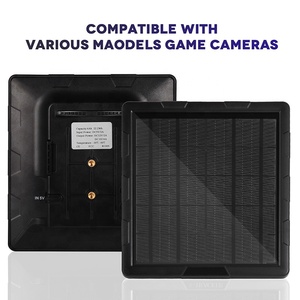 5W <strong>Solar</strong> Panel for Security Camera USB <strong>Solar</strong> Panel Charger Light Outdoor Garden Compatible With Rechargeable <strong>Battery</strong> Powered Cam - Product Image 4