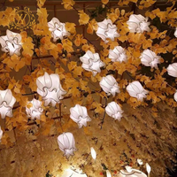 Nouvelle Arrivée : Décoration Lumineuse Suspendue pour Mariage, Lustre en Acrylique Orchidée, Lampe de Plafond, Décoration de Scène pour Fête de Mariage
