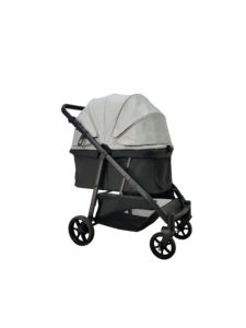 <span class=keywords><strong>Poussette</strong></span> Tube en aluminium de luxe avec poignée réglable, maille respirante, roue avant amortissante et rotative - Product Image 5