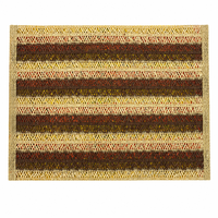 Set de table rectangulaire en papier naturel tressé en forme de cœur, fait main, style bohème, décoration de table à manger, design personnalisé, OEM, ODM, vente en gros