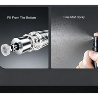 Flacon pulvérisateur de parfum portable en aluminium de haute qualité, mini, rechargeable, 5 ml, avec pompe atomiseur
