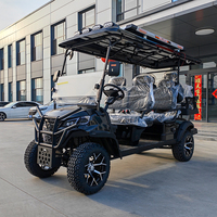 Voiturette électrique de loisirs 4 places 72V 5000W 30-90KM/H avec système anti-vibration pour voiturette de golf communautaire