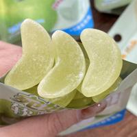 Groene appelvormige gummy snoepjes groothandel, zachte kauwgom fruitgummies voor snoepautomaten groothandelaren