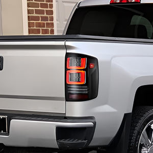 Feux arrière automatiques pour <span class=keywords><strong>Chevrolet</strong></span> <span class=keywords><strong>Silverado</strong></span> 2007-2018 LED feux arrière de voiture assemblage mise à niveau feux de freinage dynamiques accessoires d'outils - Product Image 2