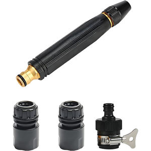 Pistolet à eau haute pression robuste avec buse <span class=keywords><strong>de</strong></span> pulvérisation Black Diamond pour <span class=keywords><strong>lavage</strong></span> <span class=keywords><strong>de</strong></span> voitures, jardin et irrigation domestique, buse en métal allié - Product Image 5