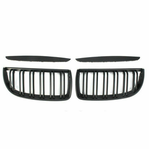 Grille frontale de <span class=keywords><strong>calandre</strong></span> <span class=keywords><strong>noire</strong></span> et mate, 1 paire, accessoire de voiture pour <span class=keywords><strong>BMW</strong></span> série 3 <span class=keywords><strong>E90</strong></span> E91 2005 2006 2007 - Product Image 1