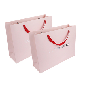 Nhà Sản Xuất Nhà Máy Bán Buôn Tùy Chỉnh Cảm Ơn Bạn Mua Sắm Quà Tặng Túi Giấy Thiết Kế In Logo Thương Hiệu Có Tay Cầm - Product Image 3