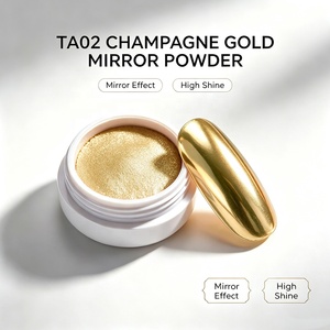 Polvo de Uñas Efecto Espejo OEM 21 Colores 0.3G, Polvo Cromado Multicolor Ultra Fino Metálico para Salón de Uñas, Venta al por Mayor 2026 - Product Image 4