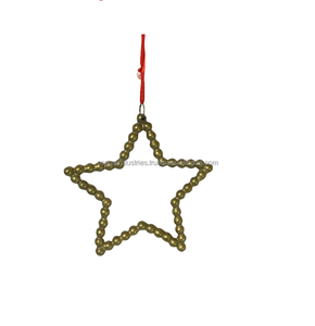 CUSTOM CHRISTMAS REE DECORATION METAL ALUMINIUM DOTTED DESIGN <b>STAR</b> LARGE CHRISTMAS <b>HANGING</b> ORNAMENT HOME DECOR - Product Image 2