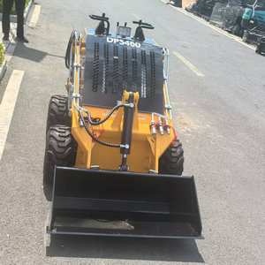 DP-S460 Wielen Type Mini Skid Stuur Dingo Lage Prijs Compact Loader Gratis Verzending Kleine Cargadora Met Klepelmaaier - Product Image 3