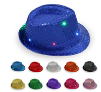 Masque de fête LED en latex clignotant pour Noël et Halloween, masque de cowboy à sequins lumineux pour soirée dansante, vente en gros