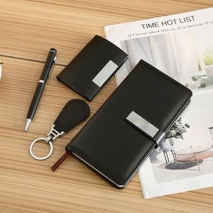 Executive Business Style <b>Notebook</b> Pen Gift <b>Set</b> Custom Brand PU Leather Digital Printing-Promotional Corporate Gifts for Diverse - Product Image 3
