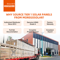 Panel Surya Bifasial Kaca Ganda TCL Solar TBC Grosir 650W 655W 660W 665W 670Wp Modul Fotovoltaik Harga Grosir Pabrik