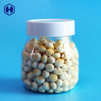 Conteneur PET pas cher, élégant, jetable, sans BPA, étanche, avec couvercle à vis, bocaux en plastique pour enfants, aliments, collations, biscuits, sucre