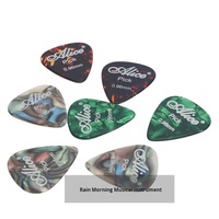 Alice PA-100A Celluloid Boxed Guitar Pick Livré avec Boîte pour Instruments à Cordes Pièces et Accessoires