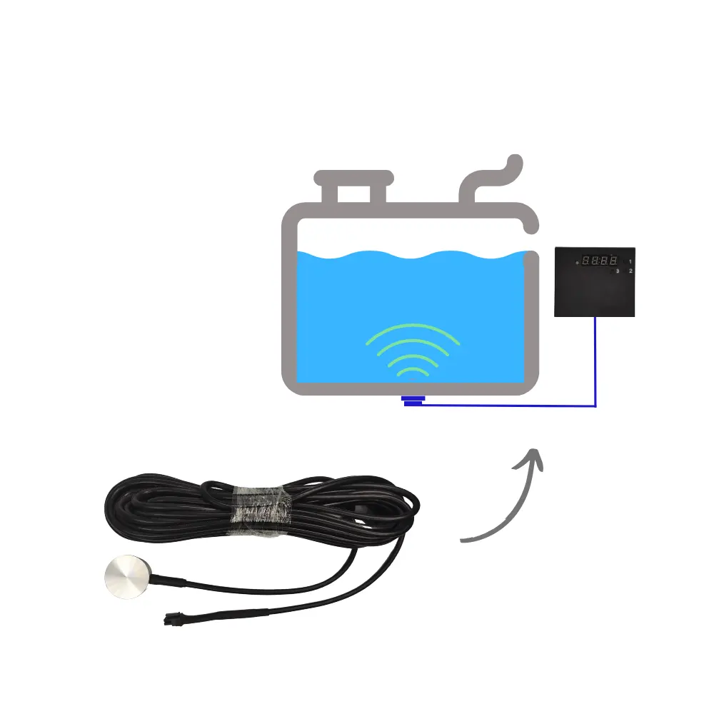 Oem Aanpassen Waterniveau Ultrasone Sensor Met Gps Contactloze Ultrasone Brandstofniveausensor Ultrasone Sensoren