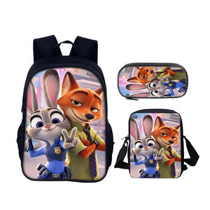 กระเป๋าเป้สะพายหลังนักเรียนลินดา ครอส บอร์เดอร์ ซูโทเปีย <span class=keywords><strong>2</strong></span> และกระเป๋าสะพายไหล่ ชุดสามชิ้น ซูโทเปีย <span class=keywords><strong>2</strong></span> ชุดกระเป๋าเป้เด็ก - Product Image 2