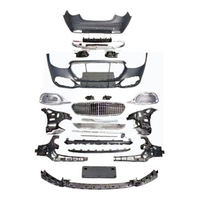 Modificación de Estilo <span class=keywords><strong>Maybach</strong></span> para Clase <span class=keywords><strong>2021</strong></span>+ W223 S450 S350 S500 S400, Parrilla Delantera y Trasera Grande para Benz S - Product Image 5