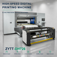 Machine d'impression industrielle automatique ZYTT-DH726, imprimante textile numérique haute précision, 64 têtes, 8 couleurs