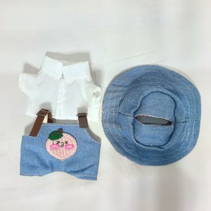 Nueva Ropa Hecha a Mano para Muñecas de 17 cm, Conjunto de Sombrero y Overol Bonitos, Colores Verde, Naranja y Azul, Conjuntos de Ropa al por Mayor - Product Image 4