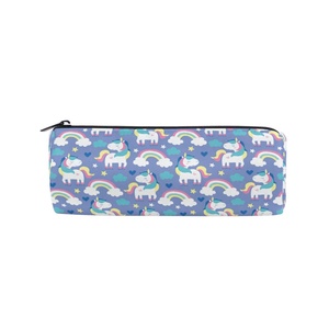 Kawaii Customized Unicorns Print Pencil Case Kids School Zipper Pencil Bag for School Boys and Girls - Product Image 1
