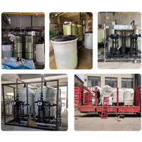 Sistema Automático de Ablandamiento de Agua Dura de 500 LPH con PLC para Uso Doméstico e Industrial, Tecnología de Resina de Intercambio Iónico y Regeneración