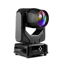 Projecteur de Scène Professionnel DMX512 à Tête Mobile LED, Haute Luminosité 300W IP65, Faisceau Lumineux Acéré, Stable et Étanche pour Événements
